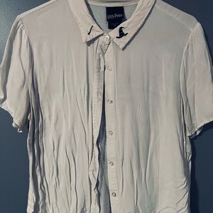 Harry Potter cropped button up